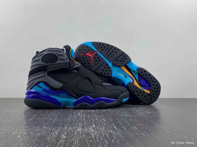 1st Kicks 305381-025 (2015) Retro 8 Jordan Aqua 0726